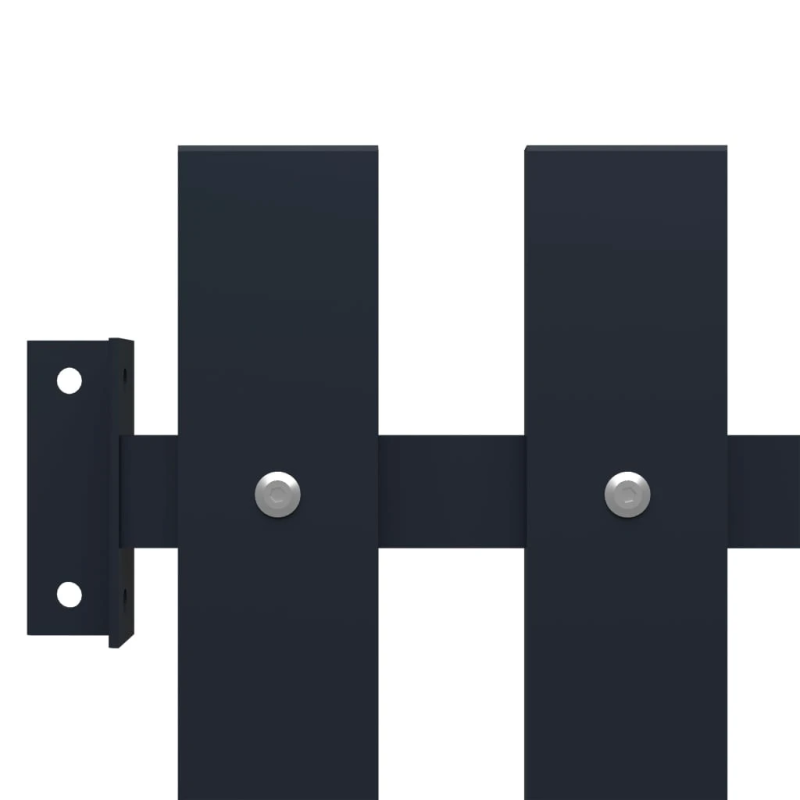 vidaXL žoga panelis, antracīta krāsā, 178x100 cm, pulverkrāsots tērauds