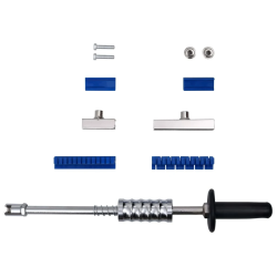 vidaXL 7-daļīgs slīdāmuru komplekts, oglekļa tērauds