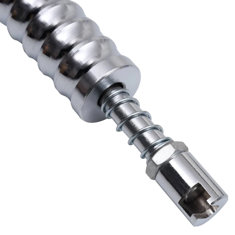 vidaXL 7-daļīgs slīdāmuru komplekts, oglekļa tērauds