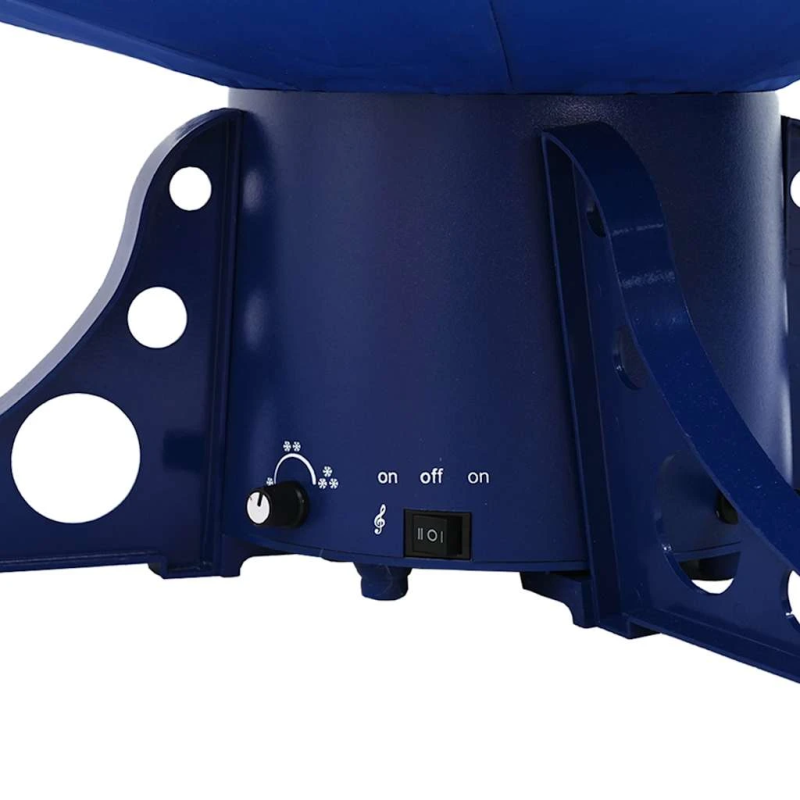 vidaXL mākslīgā Ziemassvētku egle ar pamatni, zila, 170 cm, PVC