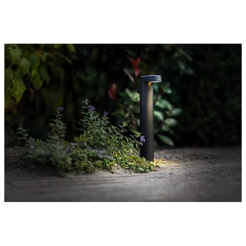 Savienojams āra apgaismojums Ludeco Oskar PL1023, 1.5W, LED, IP44, melna krās., 11 cm x 34.8 cm