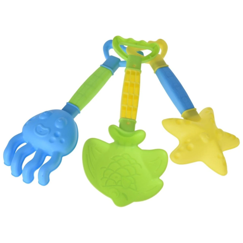 Pludmales rotaļlietu komplekts 3gb