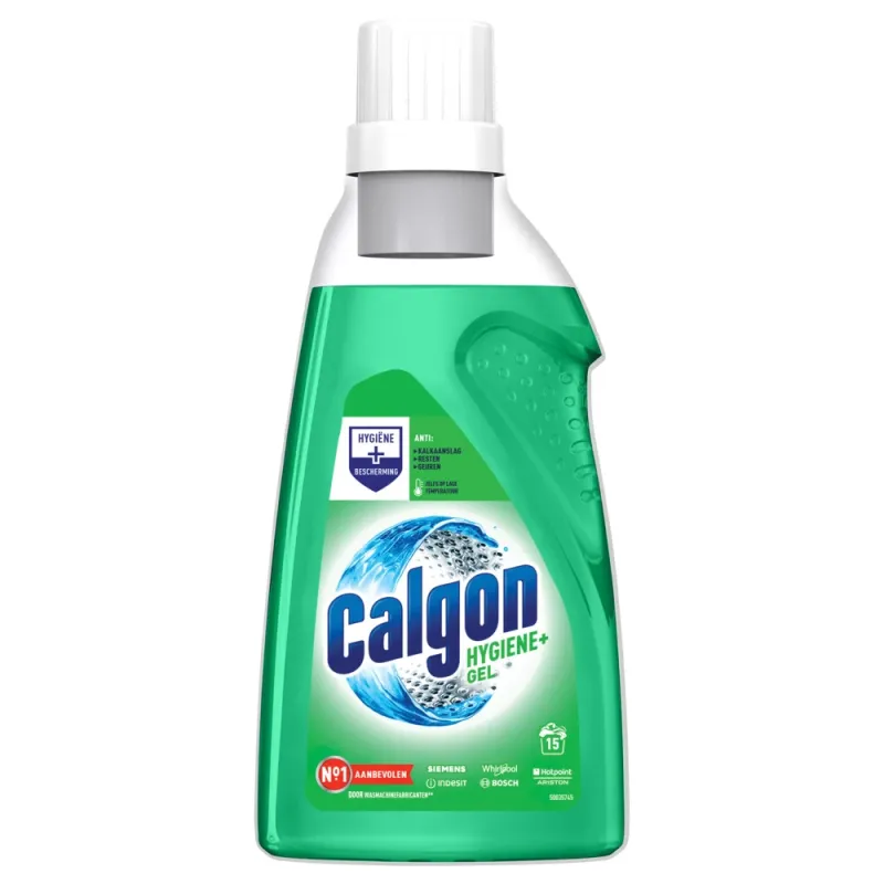 CALGON Hygiene+ ūdens mīkstinātājs - atkaļkotājs veļas mašīnām 750ml