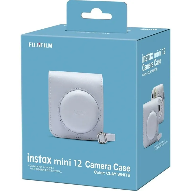 Dėklas fotoaparatui Fujifilm Instax Mini 12 Clay White, balta sp.