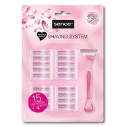 Sence Beauty naiste raseerijad 3 tera, 15+4 tk