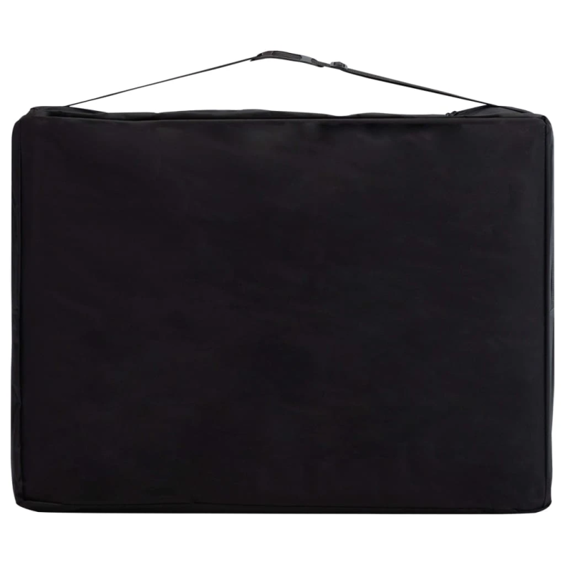 vidaXL saliekams masāžas galds, 2 daļas, koks, violets