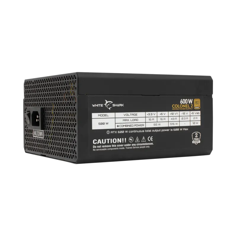 White Shark GPSU-B600S Colonel-2 600W 80+ Bronze FullModular