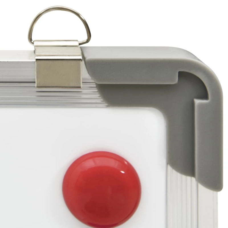 vidaXL magnētiska sausās dzēšanas tāfele, balta, 60x40 cm, tērauds