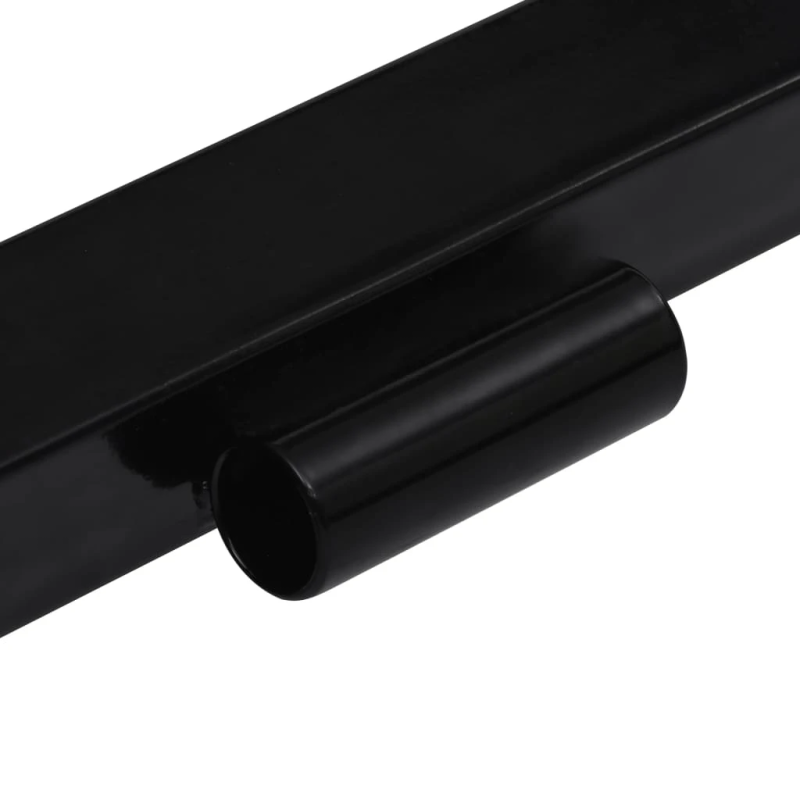 vidaXL sniega lāpstas adapteris zāles pļāvējam, melns