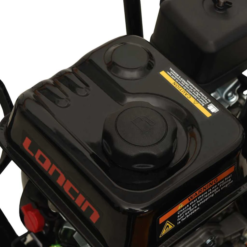 vidaXL sniega pūtējs, 6,5 ZS, dzeltens ar melnu