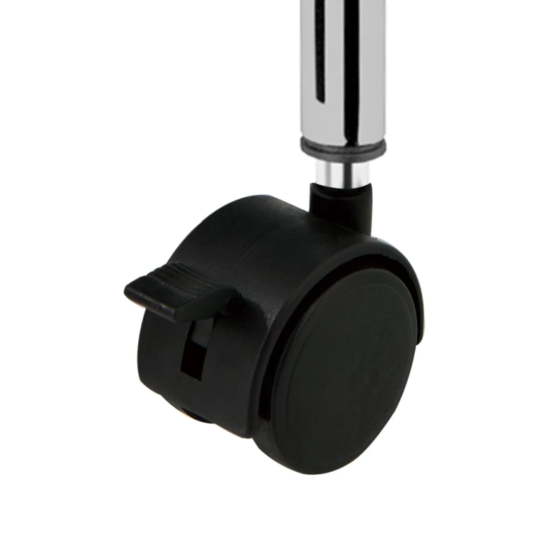 vidaXL XXL uzglabāšanas ratiņi, 15 atvilktnes, melna plastmasa