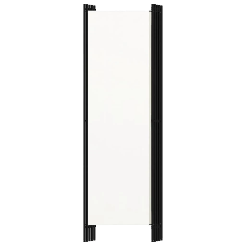 vidaXL 5-paneļu istabas aizslietnis, balts, 250x180 cm