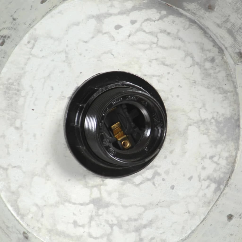 vidaXL griestu lampa, industriāls dizains, 25 W, sudraba, 109 cm, E27