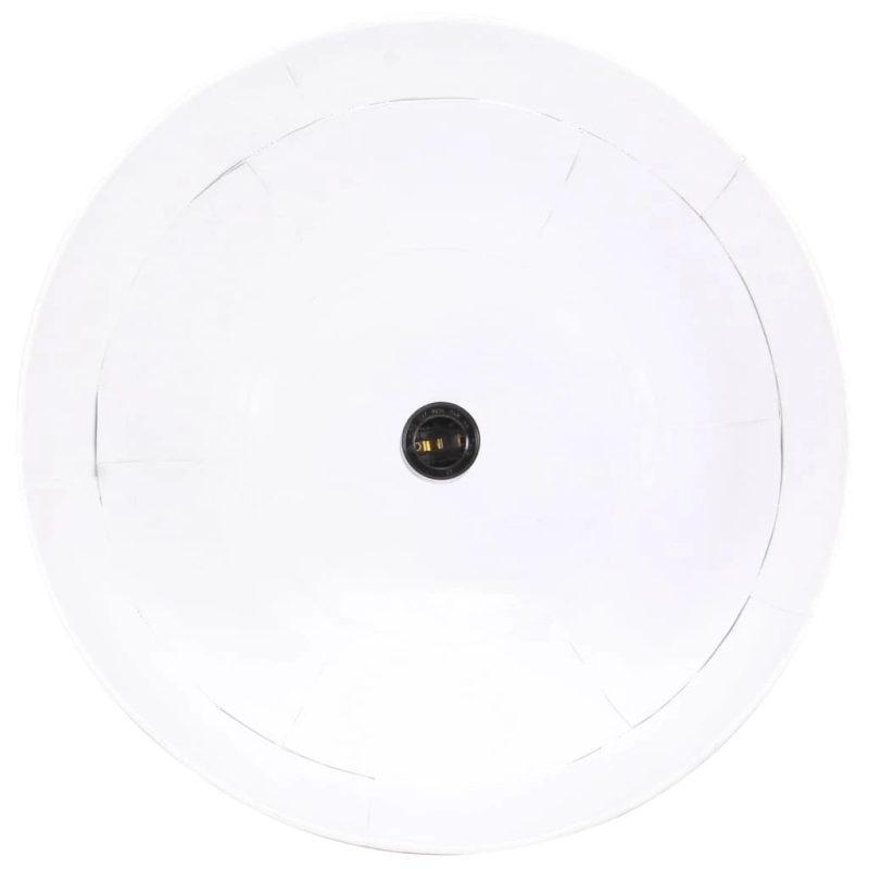 vidaXL griestu lampa, industriāls dizains, balta, 25 W, 41 cm, E27