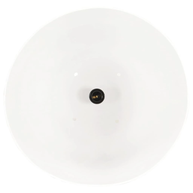 vidaXL griestu lampa, industriāls dizains, balta, 25 W, 42 cm, E27