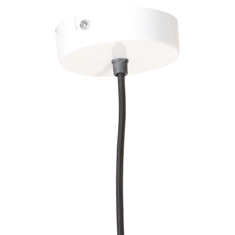 vidaXL griestu lampa, balta, apaļa, 25 W, 28,5 cm, E27