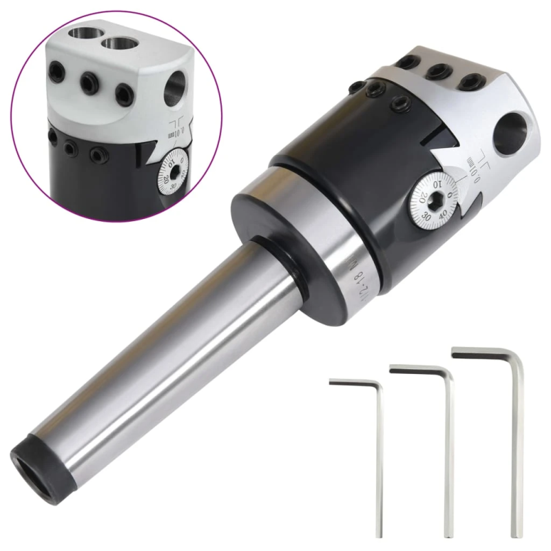 vidaXL urbšanas galva ar MT3 kātu, 50 mm