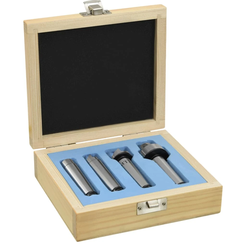 vidaXL koka virpas centri, 4 gab., MT2, tērauds