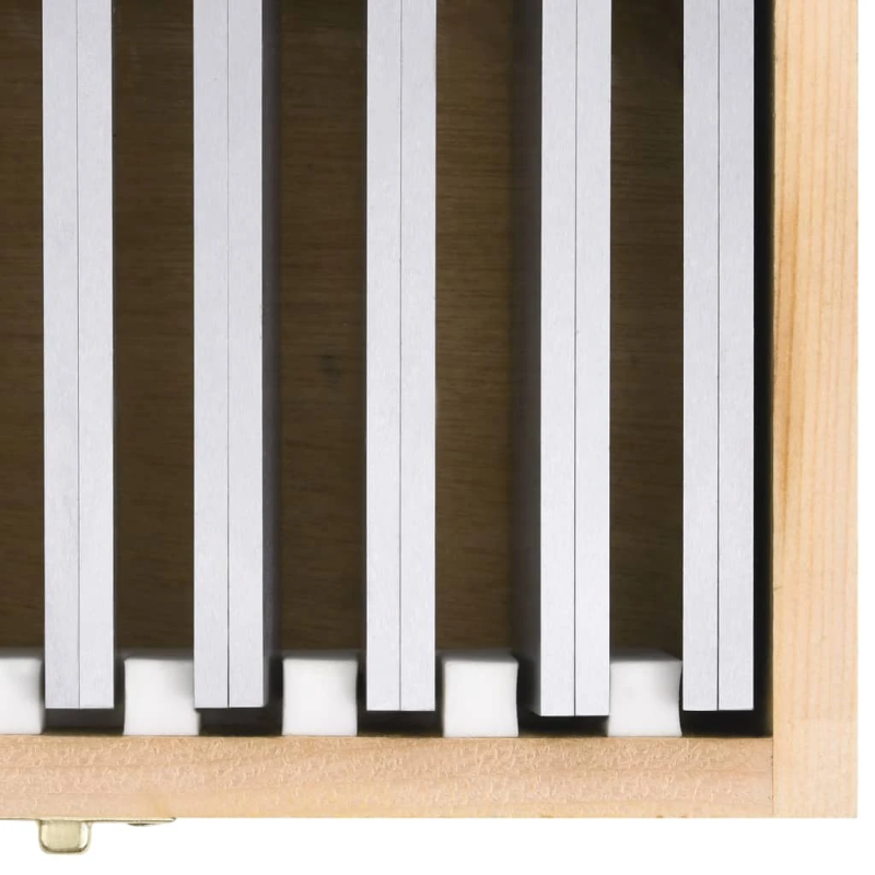 vidaXL paralēlie paliktņi, 100 mm, 18 gab., 10-42 mm