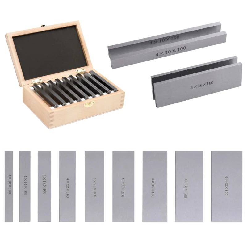 vidaXL paralēlie paliktņi, 100 mm, 18 gab., 10-42 mm