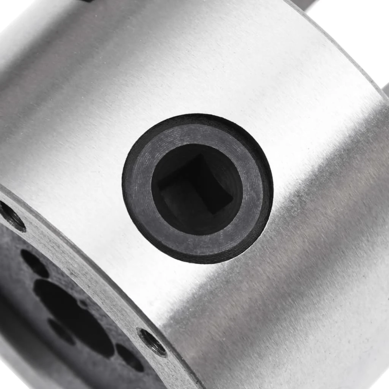 vidaXL 3 žokļu patrona, pašcentrējoša, 100 mm, tērauds