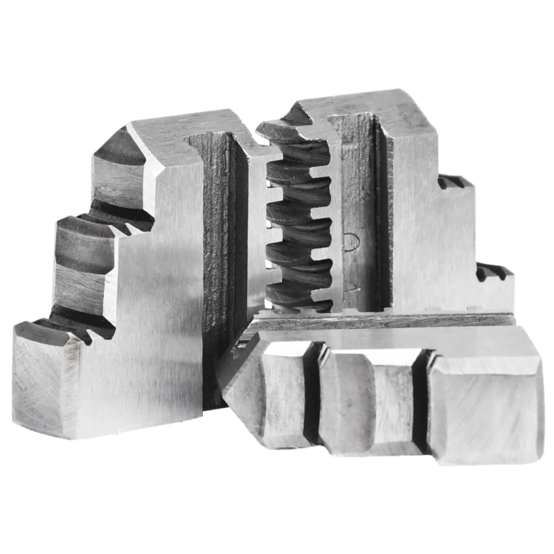 vidaXL 3 žokļu patrona, pašcentrējoša, 100 mm, tērauds