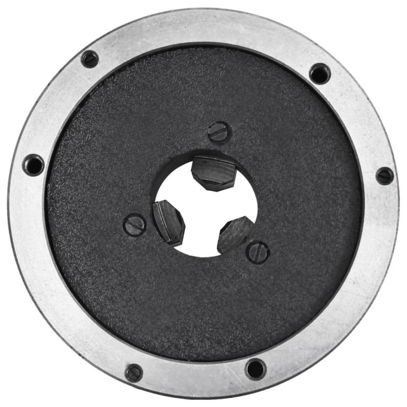 vidaXL 3 žokļu patrona, pašcentrējoša, 160 mm, tērauds