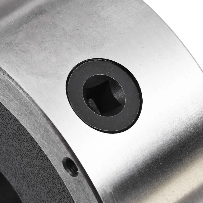 vidaXL 3 žokļu patrona, pašcentrējoša, 160 mm, tērauds