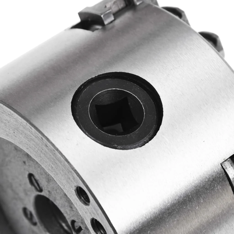 vidaXL 4 žokļu patrona, pašcentrējoša, 80 mm, tērauds