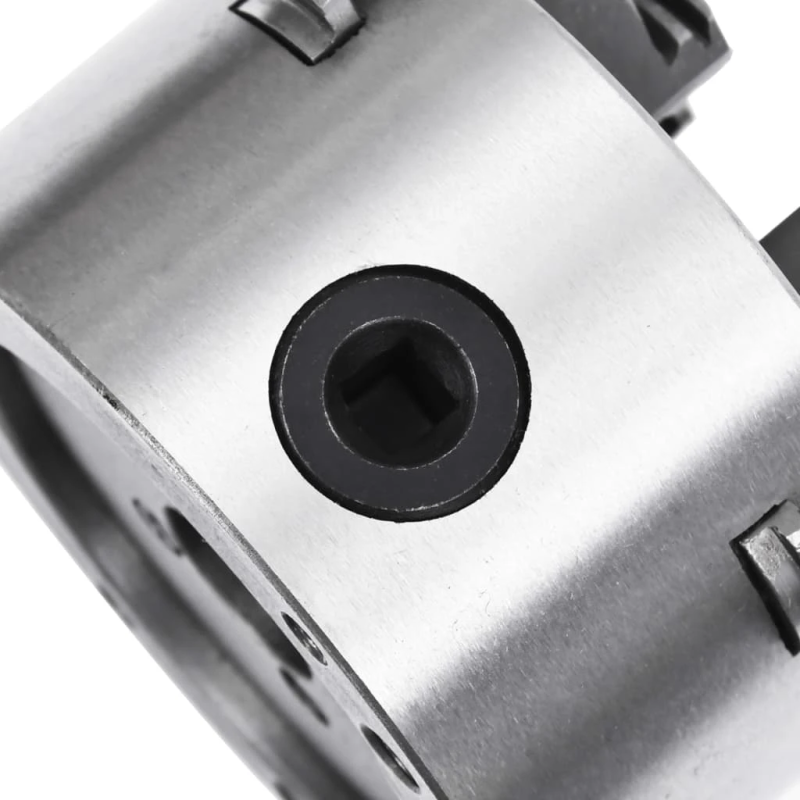 vidaXL 4 žokļu patrona, pašcentrējoša, 100 mm, tērauds