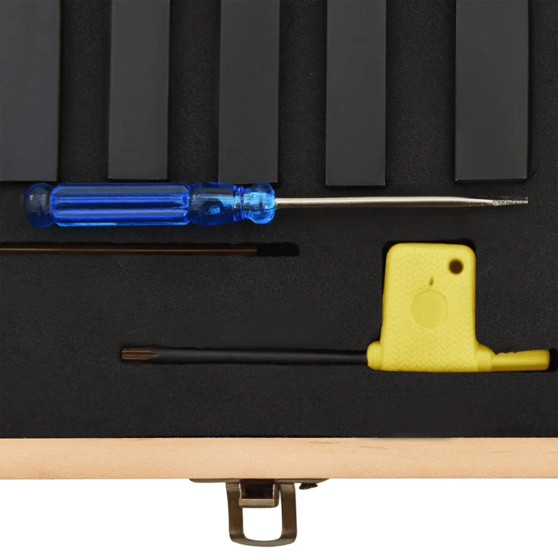 vidaXL 12-daļīgs virpošanas griežņu komplekts, 12x12 mm, 80 mm