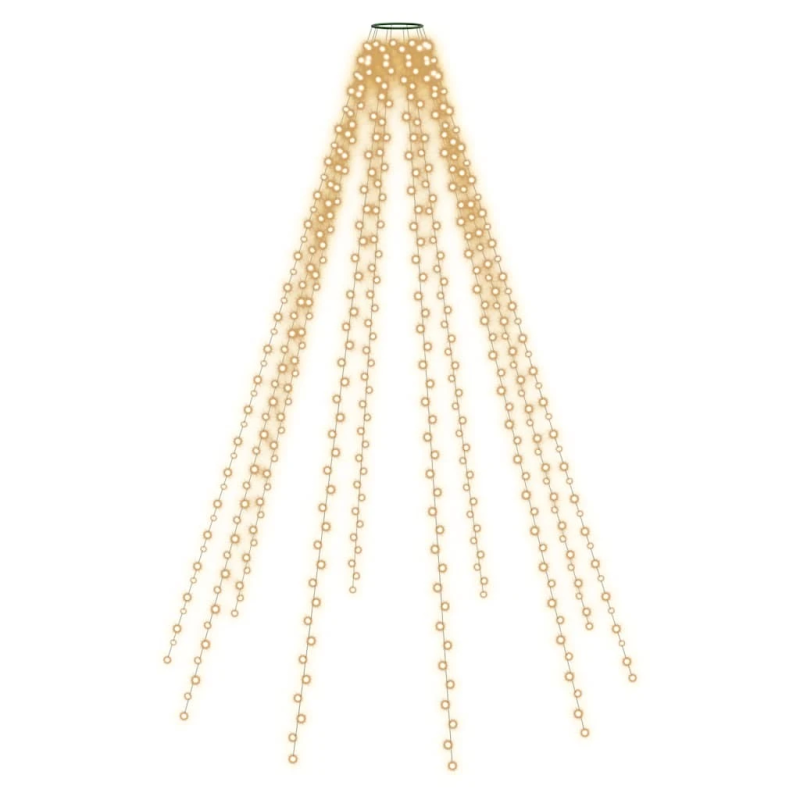 vidaXL Ziemassvētku lampiņas, 400 LED, 400 cm