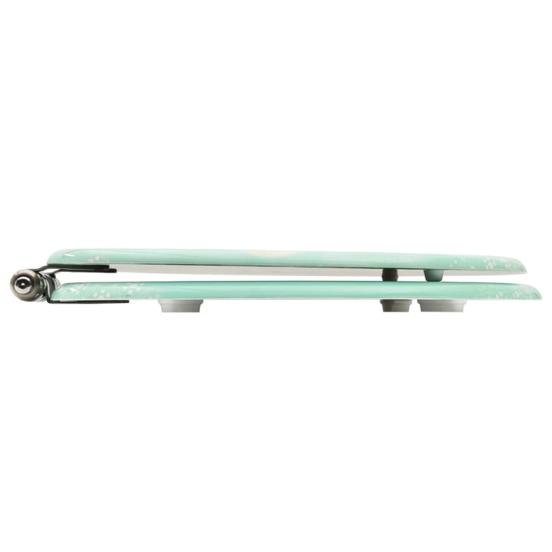 vidaXL tualetes poda sēdeklis, lēni aizverams, MDF, flamingo dizains