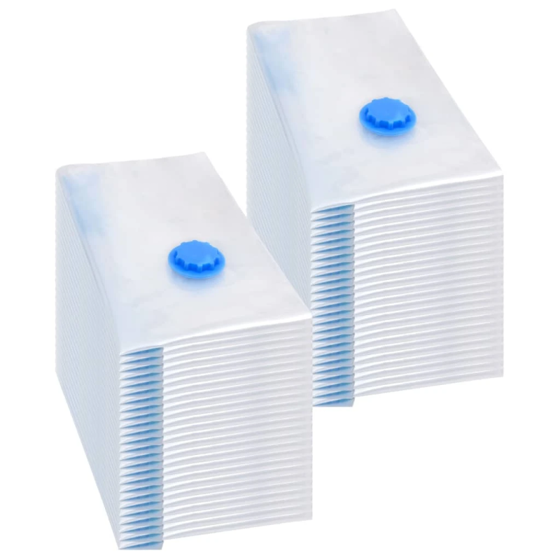 vidaXL vakuuma maisi apģērba glabāšanai, 50 gab., 60x40 cm