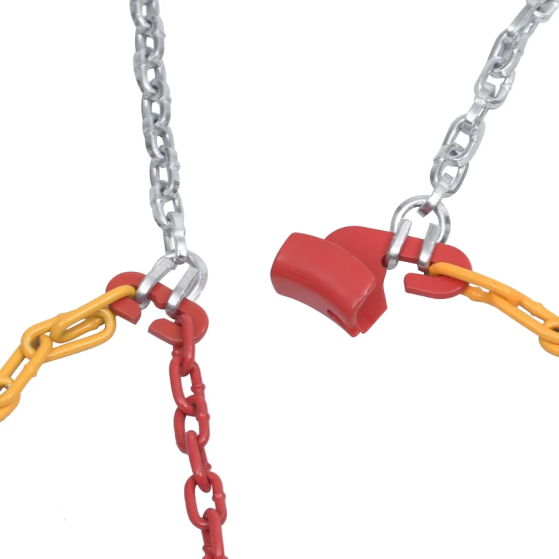 vidaXL auto riepu sniega ķēdes, 2 gab., 9 mm, KN80