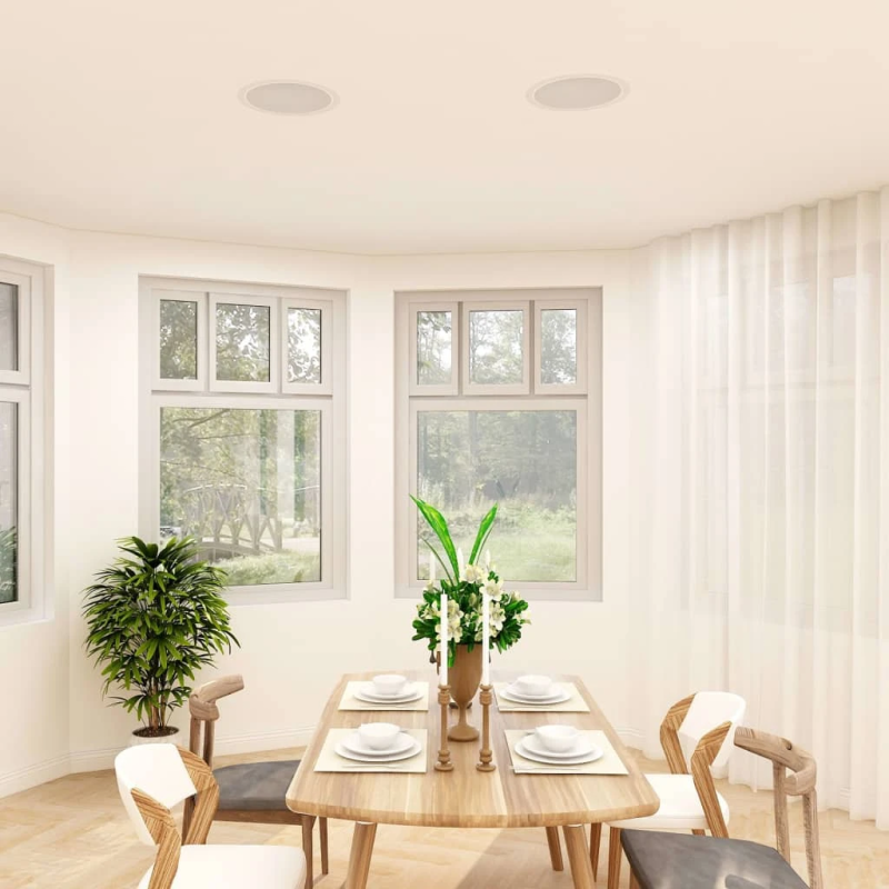 vidaXL iebūvējami sienas un griestu skaļruņi, 2 gab., 360 W