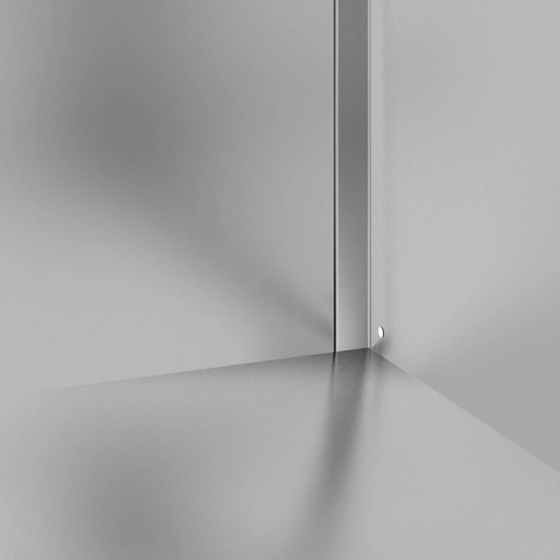 vidaXL virtuves darba galds ar skapīti, 60x60x96 cm, tērauds