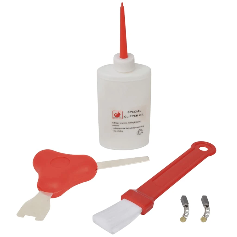 vidaXL 6-daļīgs zirgu cirpšanas mašīnas komplekts, 550 W