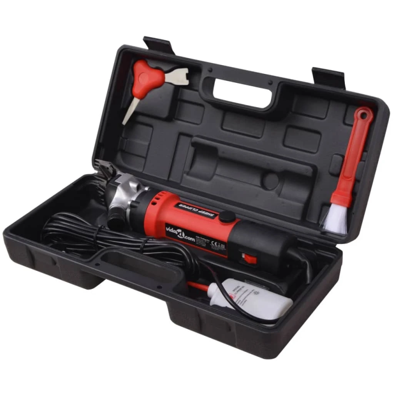 vidaXL 7-daļīgs aitu cirpšanas mašīnas komplekts, 550 W