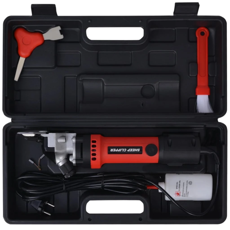 vidaXL 7-daļīgs aitu cirpšanas mašīnas komplekts, 550 W