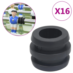 vidaXL galda futbola 15,9-16 mm stieņa apturētāji, 16 gab.