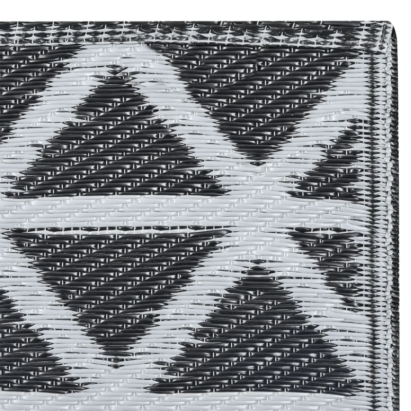 vidaXL āra paklājs, 80x150 cm, ARAKIL melns PP