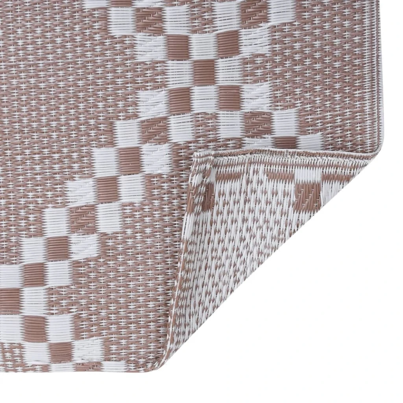 vidaXL āra paklājs, 120x180 cm, ARAKIL brūns PP