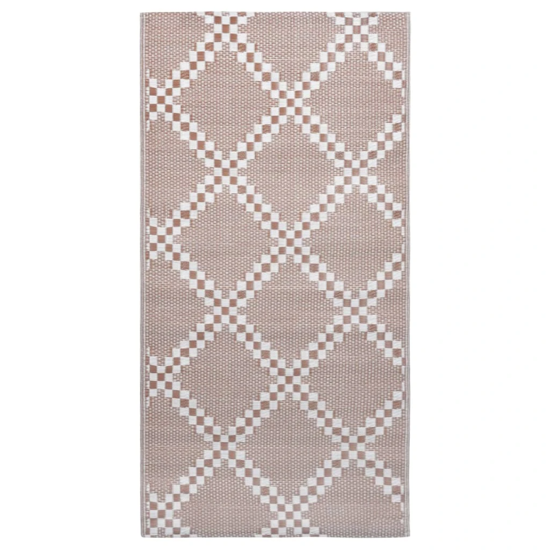 vidaXL āra paklājs, 190x290 cm, ARAKIL brūns PP