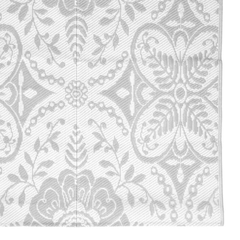 vidaXL āra paklājs, 160x230 cm, ARAKIL gaiši pelēks PP