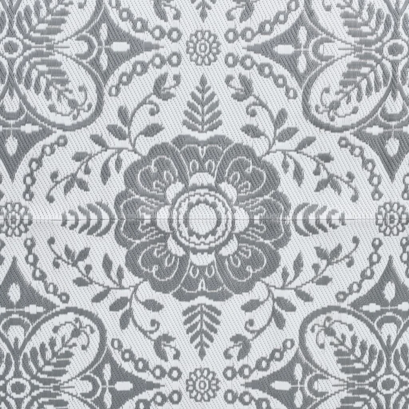 vidaXL āra paklājs, 190x290 cm, ARAKIL gaiši pelēks PP