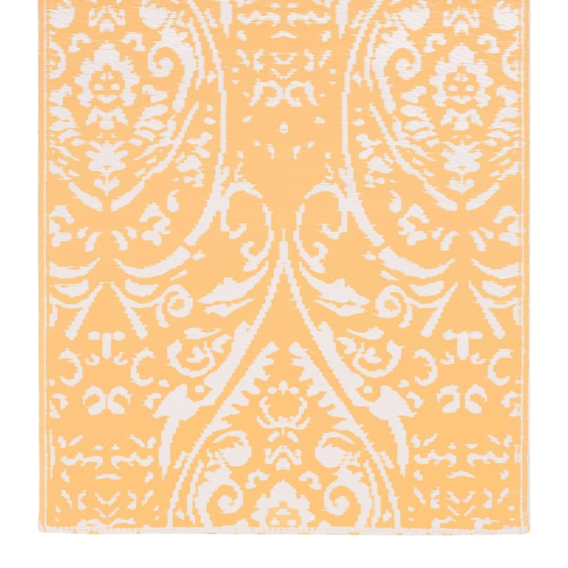 vidaXL āra paklājs, 120x180 cm, ARAKIL oranžs un balts PP