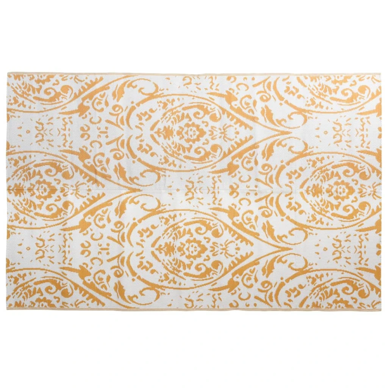 vidaXL āra paklājs, 190x290 cm, ARAKIL oranžs un balts PP