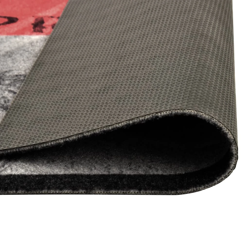 vidaXL virtuves paklājs, mazgājams, apdruka ar tomātiem, 60x180 cm