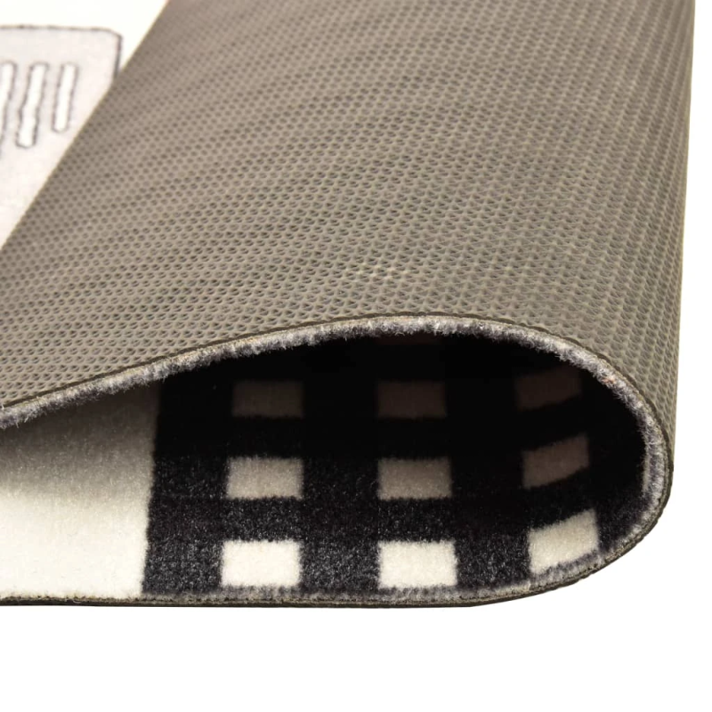 vidaXL virtuves paklājs, mazgājams, Cuisine apdruka, 45x150 cm